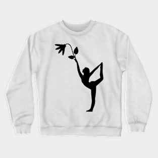 Balanced woman silhouette Crewneck Sweatshirt